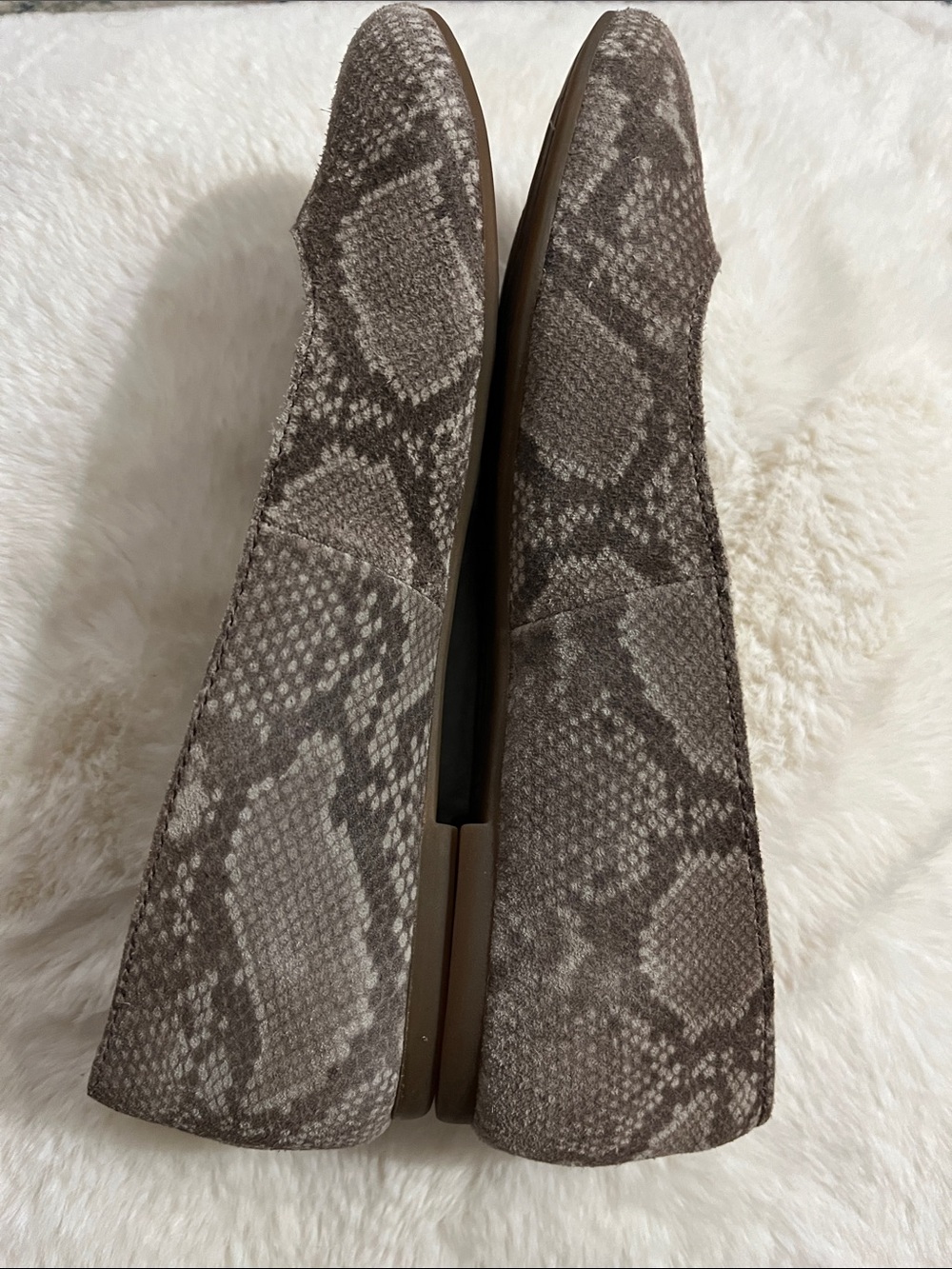 Born Taupe Leather Ballet Flats - Picture 10 of 12